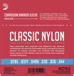 D'Addario EJ27H Student Nylon Classical Guitar Strings, Hard Tension