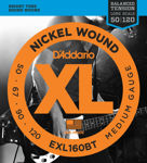 D'Addario EXL160BT Nickel Wound Bass Guitar Strings, Balanced Tension Medium, 50-120, Long Scale