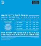 D'Addario EXL160BT Nickel Wound Bass Guitar Strings, Balanced Tension Medium, 50-120, Long Scale