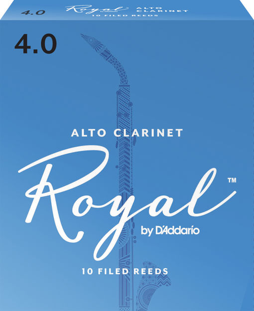 Royal by D'Addario Alto Clarinet Reeds, Strength 4, 10 Pack