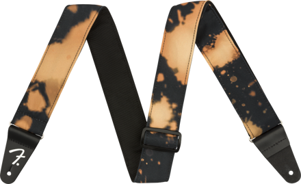 Fender Tie Dye Acid Wash Strap, Black
