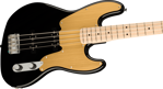 Squier Paranormal Jazz Bass '54, Maple Fingerboard, Gold Anodized Pickguard, Black