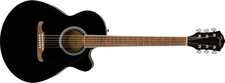 Fender FA-135CE Concert, Walnut Fingerboard, Black