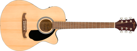 Fender FA-135CE Concert, Walnut Fingerboard, Natural