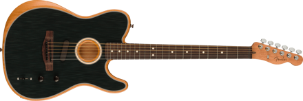 Fender Acoustasonic Player Telecaster, Rosewood Fingerboard, Brushed Black