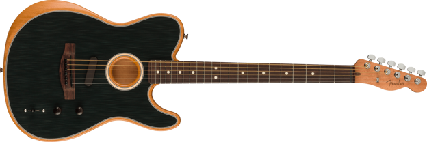 Fender Acoustasonic Player Telecaster, Rosewood Fingerboard, Brushed Black