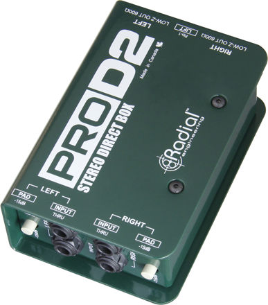 Radial PROD2 Stereo Passive Direct Box