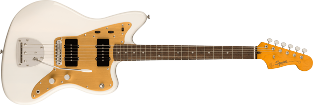 Squier Classic Vibe Late '50s Jazzmaster, Laurel Fingerboard, Gold Anodized Pickguard, White Blonde