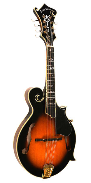 Gold Tone Gm-70+ Professional F-Style Mandolin For Left Hand Players