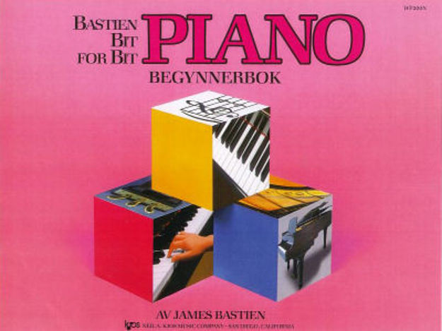 Bastien Bit for bit Begynnerbok Pianoskole Norsk utgave