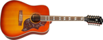 Epiphone Hummingbird 12-str All Solid Wood Aged Cherry Sunburst Gloss