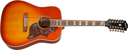 Epiphone Hummingbird 12-str All Solid Wood Aged Cherry Sunburst Gloss