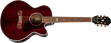 Epiphone EJ-200SCE Coupe Wine Red