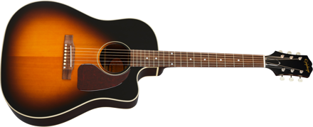 Epiphone J-45 EC All Solid Wood Aged Vintage Sunburst Gloss