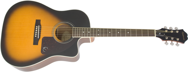 Epiphone AJ-220SCE Vintage Sunburst
