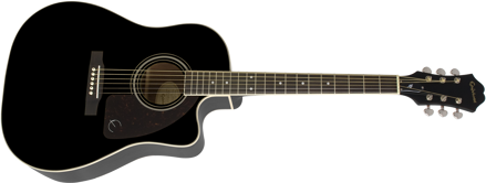 Epiphone AJ-220SCE Ebony