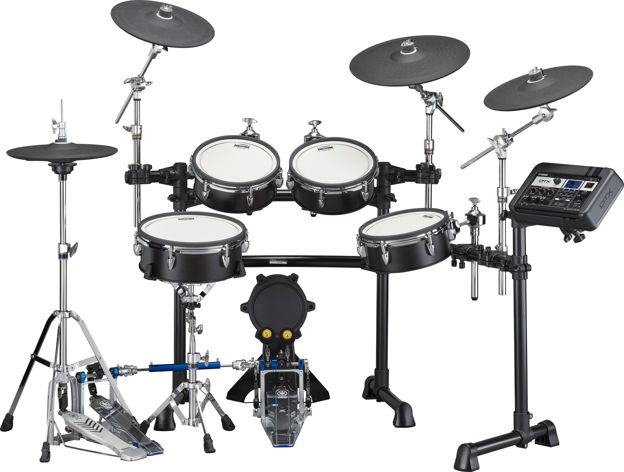 Yamaha DTX8 kit with Silicon Pads ( Color: Black Forrest)