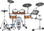 Yamaha DTX10 kit with Silicon Pads ( Color: Real Wood)