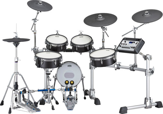 Yamaha DTX10 kit with Silicon Pads ( Color: Black Forrest)