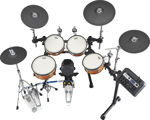 Yamaha DTX8 kit with Silicon Pads ( Color: Real Wood)