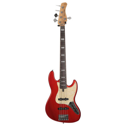 Sire Basses V7 2nd Gen Series Marcus Miller alder 5-string bass guitar bright metallic red