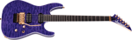 Jackson Pro Series Soloist™ SL2Q MAH, Ebony Fingerboard, Transparent Purple