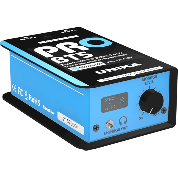 UNiKA PRO-BT5 - Bluetooth DI-Box