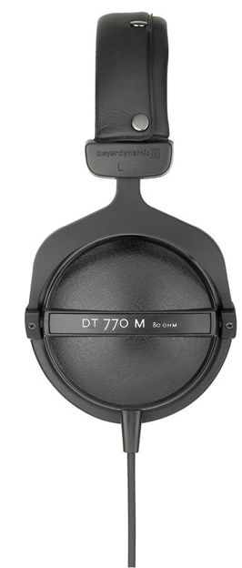 Beyerdynamic hodetelefon DT 770M Pro - Studiomodell med volumkuntroll | 80 ohm