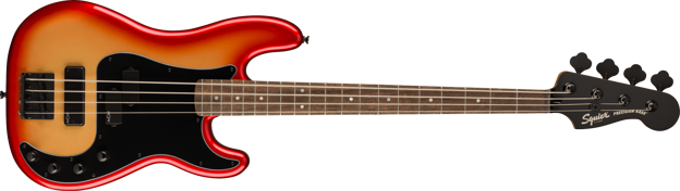Squier Contemporary Active Precision Bass PH, Laurel Fingerboard, Black Pickguard, Sunset Metallic