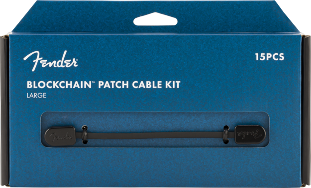 Fender Fender Blockchain Patch Cable Kit, Black, Large