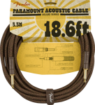 Fender Paramount 18.6' Acoustic Instrument Cable, Brown