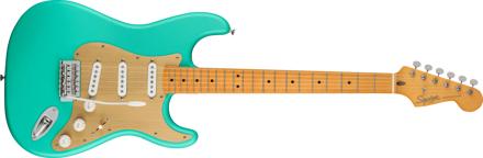 Squier 40th Anniversary Stratocaster Vintage Edition - Satin Seafoam Green