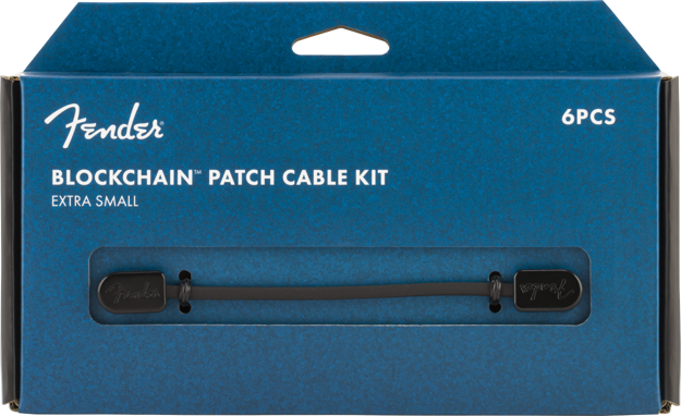 Fender Fender Blockchain Patch Cable Kit, Black, Extra Small