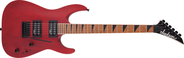 Jackson JS Series Dinky™ Arch Top JS24 DKAM, Caramelized Maple Fingerboard, Red Stain