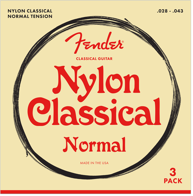 Fender Classical/Nylon Guitar Strings - 3-Pack