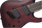 Jackson X Series Dinky™ Arch Top DKAF8 MS, Laurel Fingerboard, Multi-Scale, Stained Mahogany