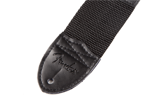 Fender® Black Polyester Logo Straps