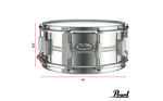  Pearl DuoLuxe Inlaid Chrome/Brass 14"x6.5" Snare
