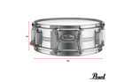  Pearl DuoLuxe Inlaid Chrome/Brass 14"x5" Snare