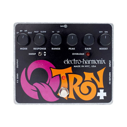 Electro-Harmonix Q-TRON PLUS Envelope Filter with Effects Loop, 24DC-100 PSU included