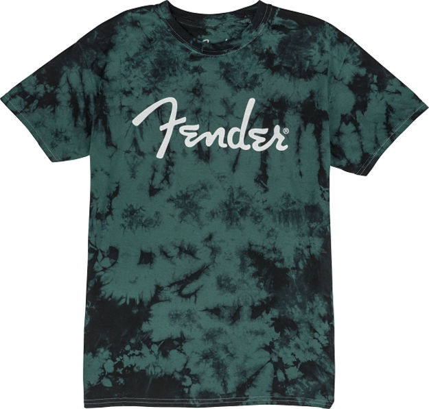 Fender Fender Tie-Dye Logo T-Shirt, Blue, M