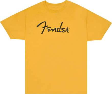 Fender Spaghetti Logo T-Shirt, Butterscotch Blonde, XL