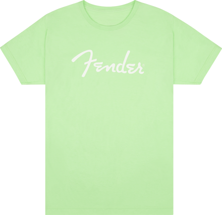 Fender Spaghetti Logo T-Shirt, Surf Green, XL