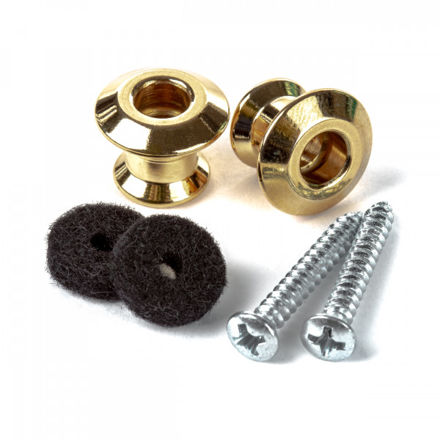 DUNLOP 2PSLS034G Straplok Dual Design Button set - Gold