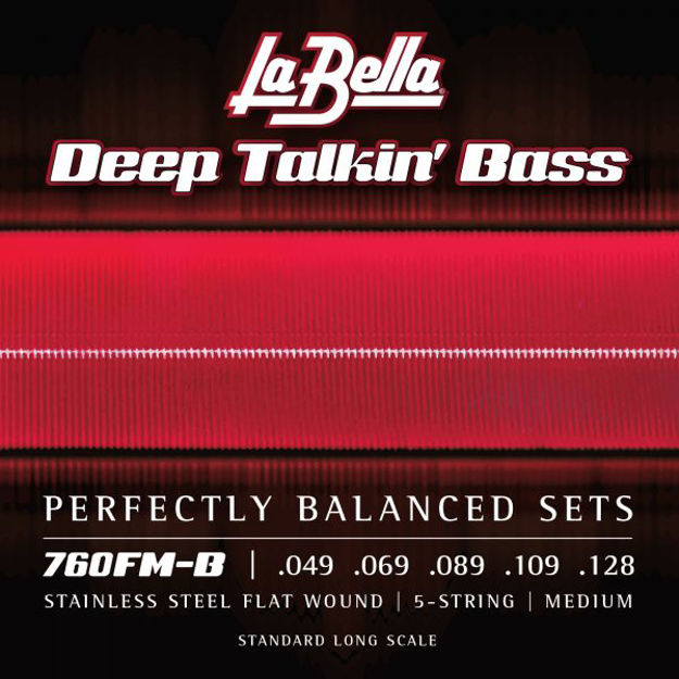 La Bella 760FM-B Deep Talkin' Bass, Flats, Medium, 5-String