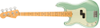 Fender American Professional II Precision Bass Left-Hand, Maple Fingerboard, Mystic Surf Green