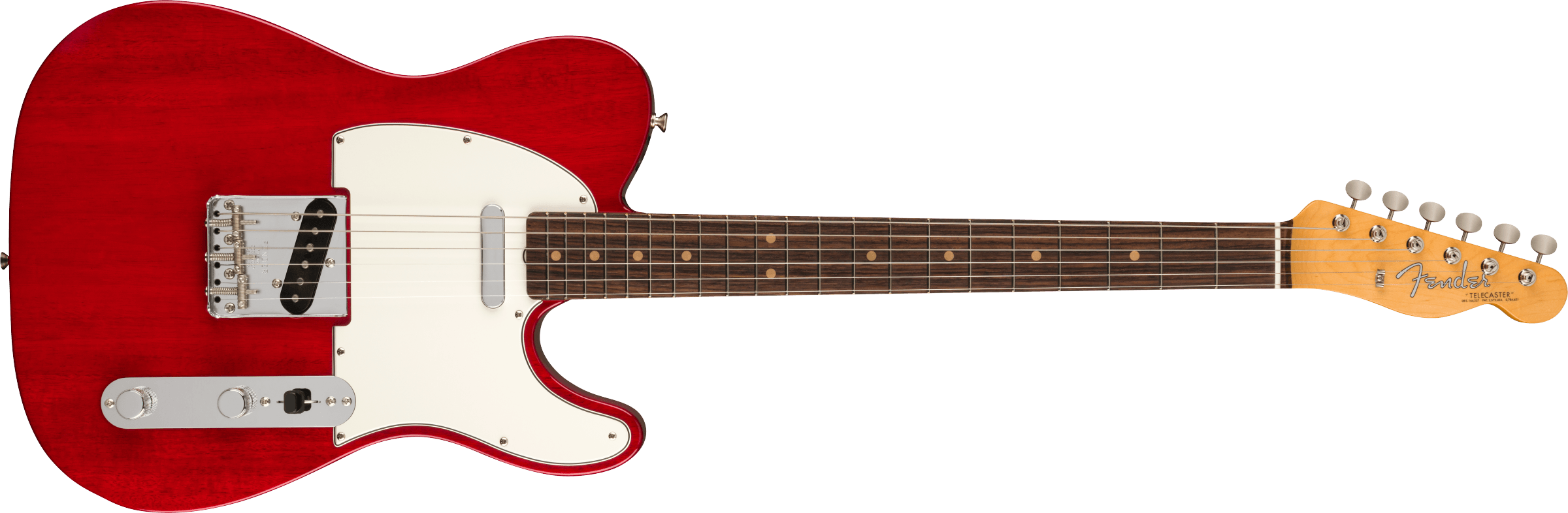 Fender American Vintage II 1963 Telecaster®, Rosewood Fingerboard, Crimson Red Transparent
