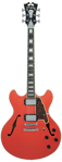 D'Angelico Guitars Premier DC Fiesta Red Stopbar
