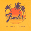 Fender Palm Sunshine Unisex T-Shirt, Marigold, XXL