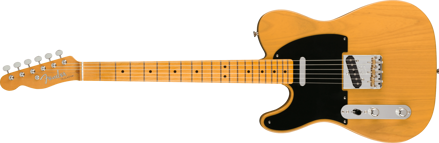 Fender American Vintage II 1951 Telecaster Left-Hand, Maple Fingerboard, Butterscotch Blonde